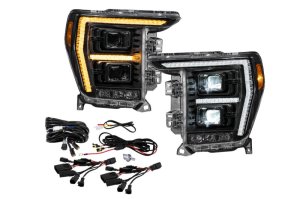 Ford F-150 Headlights - Diode Dynamics - Elite Max LED Headlamps with Dual Bi-LED projectors - `21-`23